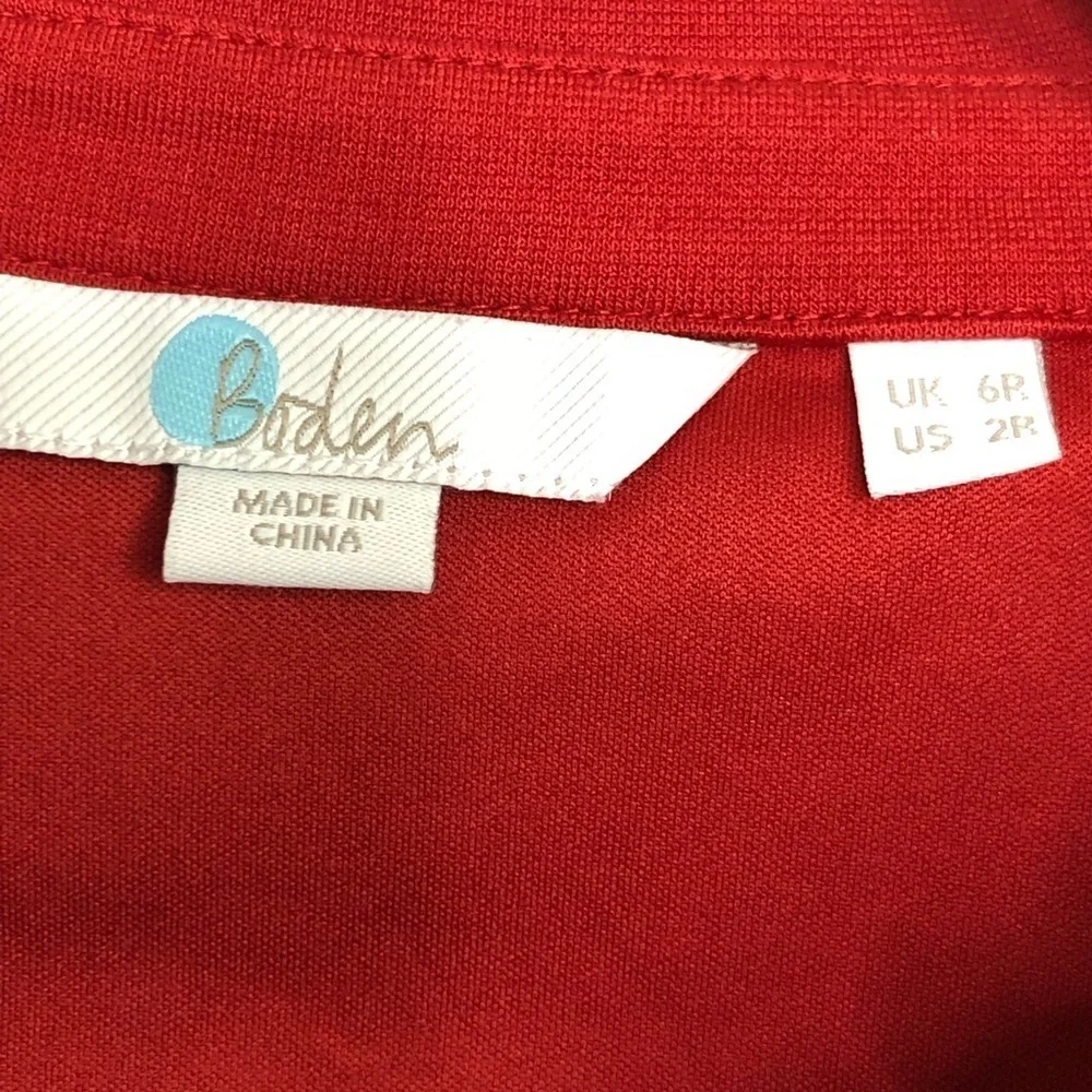Boden red dress